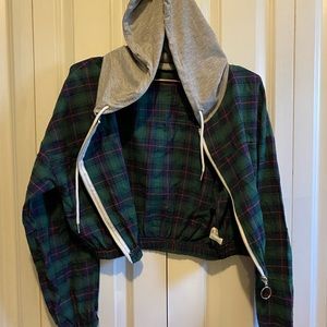 Green Cropped Jacket
